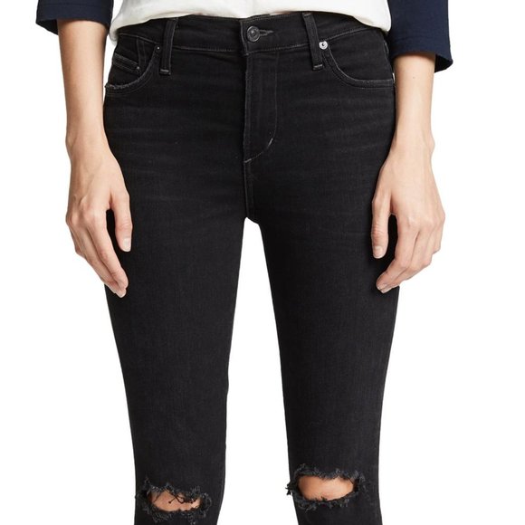 CITIZENS OF HUMANITY Rocket Crop High Rise Skinny Jean in Siren - Picture 5 of 7